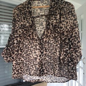 Cheetah print top